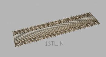 Geometrical panel (PGM_0192) 3D model for CNC machine